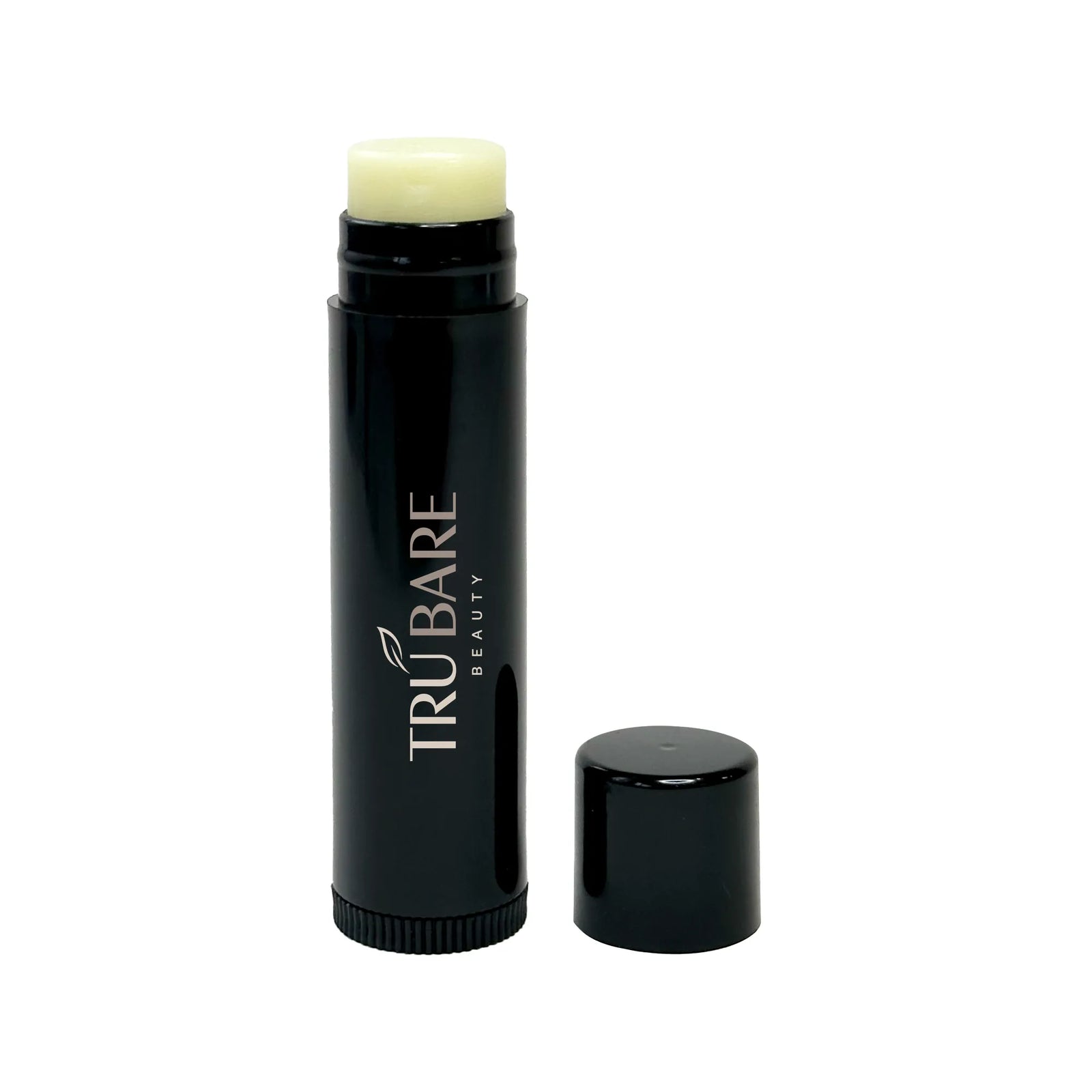 Front view of TruBare Beauty Unscented Vegan Lip Balm